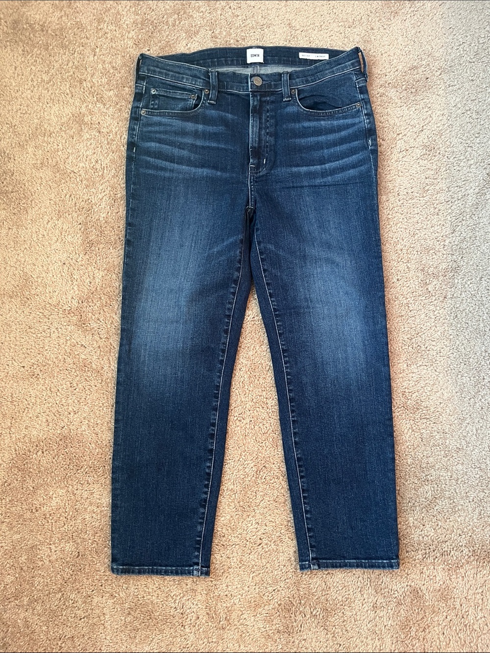 Edwin Anthropologie Bree Crops